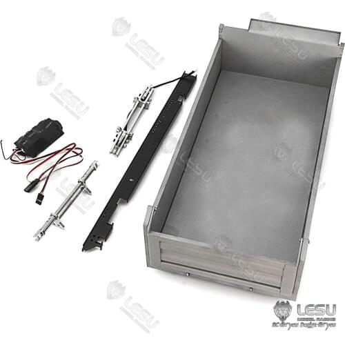Metal Car Hopper Bucket Body Limitator for 1/14 LESU A0009 Benz Dumper Truck TH16599-SMT5