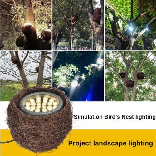 24W 36W 48W Tree Lighting Birds Nest Tree Light Xmas Garden Lamp Garden Lighting Landscape Decor Lights for Patio Pathway Yard
