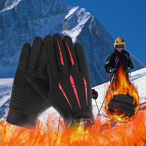 -40° Winter Thermal Waterproof Winter Warm Gloves Windproof Outdoor Gloves Thicken Warm Mittens Touch Screen Gloves Unisex Men