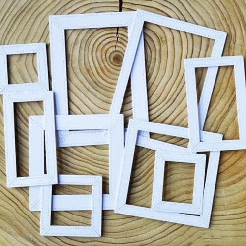 Frame die Collection Metal Cutting Dies Stencils for DIY Scrapbook Photo Album