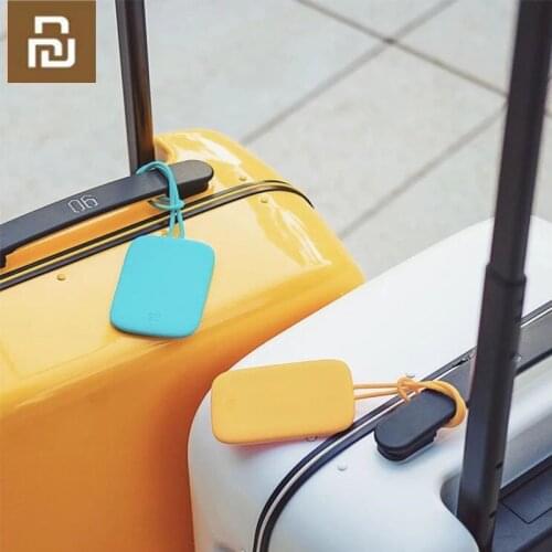 Youpin 90 Silicone Colorful luggage tag Anti-lost card Gel Suitcase ID Address Holder Baggage Boarding Tag Portable Label H30