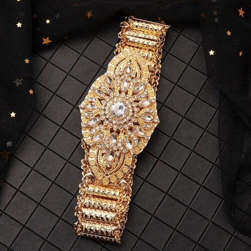 Morocco Cafetan Wedding Small Metal Link Belt