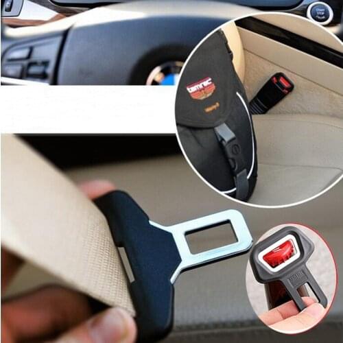 Universal Car Safety Belt Buckle Clip Car Seat Belt Stopper Plug Vehicle Mount Bottle Opener Dual Use Auto Interior Accessories