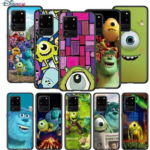Monsters University for Samsung S20 FE Ultra Plus A91 A81 A71 A51 A41 A31 A21S A72 A52 A42 A02S Soft Black Phone Case