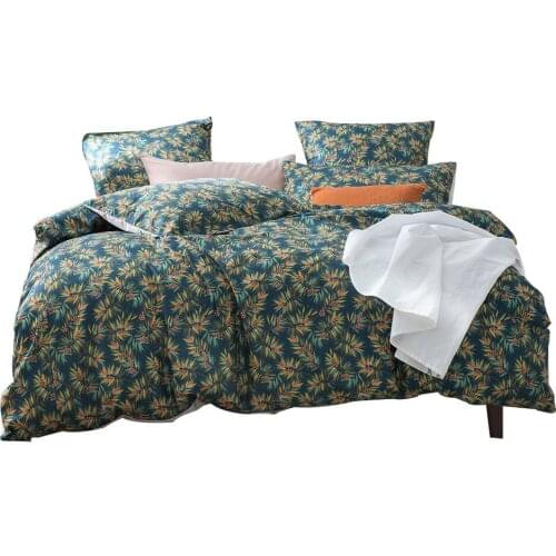 10 Colors 2/3 pcs Comforter Bedding Set Queen King Nordic Duvet Cover Pillowcase Printing Pattern