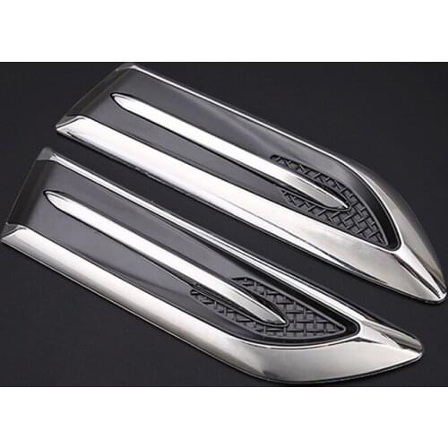 2 pcs / set ABS Chrome Finish Badge Decoration Sport for Nissan Teana X-Trail Qashqai Livina Sylphy Tiida Sunny March Murano