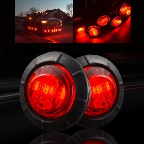 2pcs Super Bright Car Tail Lights Turn Signal Indicators Universal LED Side Marker Lights Signal Lamp Car-styling