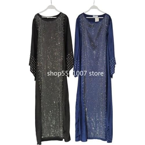 Africa Clothing African Maxi Dresses For Women Muslim Long Dress 2021 New Fashion African Dress For Woman Shining Dress