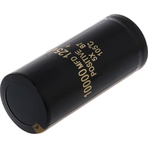 Aluminum Electrolytic Capacitor 125V 10000uF 35x80mm, High Precision Capacitor Electrolytic Can Replace 120V 100V Audio