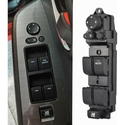 Without Auto Folding Function Power Window Lifter Switch FOR Mazda Mazda 2 1.5L L4 FRONT Right D651-66-350A 2011-2014