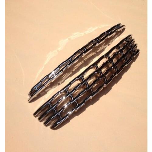 Fit For Chevrolet TRAX 2014 2015 2016 Car Styling Grill Grille Covers Chromed ABS Plastic Front Center Grille Cover Trim