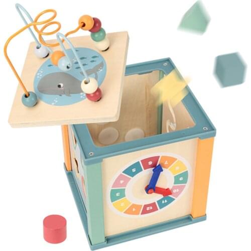 Wooden Bead Maze Gear Educational Toys for Toddlers Activity Center Developmental Learning Toy Birthday Gift 2 Year Old