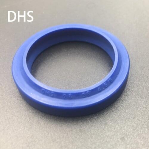 DHS 100*110*6/8 100x110x6/8 105*115*6/8 105x115x6/8 Blue PU Grooved U Lip Hydraulic Cylinder Piston Rod O Ring Gasket Oil Seal