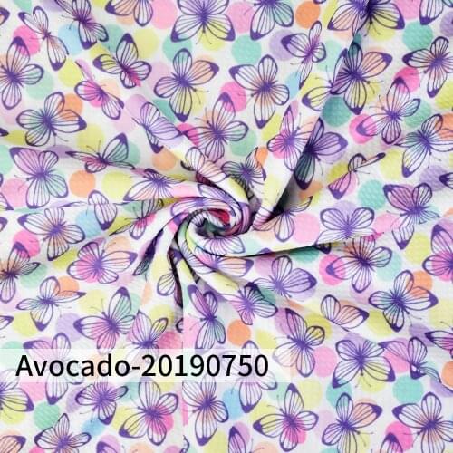 Huangtao Diy 50X150cm Printed Color Butterfly Cartoon Character Pattern Fashion Liverpool Bullet Fabric No MOQ Polyester Fabric
