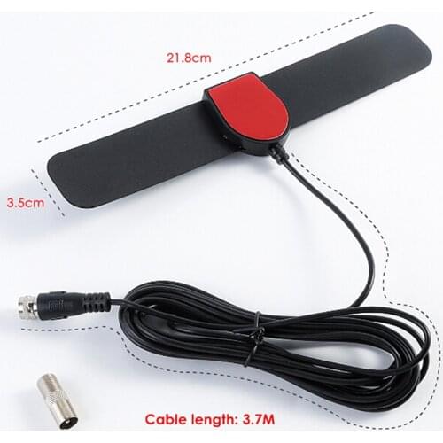 1pc 1080P HD Indoor Universal TV Antenna DVB-T2 ATSC 25Miles Digital Amplifier Aerial Indoor Digital TV Antenna