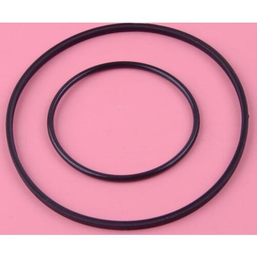 DWCX 2pcs Vacuum Pump Seal Kit Black Rubber 11668626471 Fit for BMW V8 E46 E65 E66 E53 E70 E60 745i 545i 645i X5