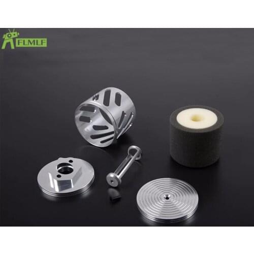Alloy CNC Elevation Angle Air Filter Kit Fit for 1/5 HPI ROFUN BAHA ROVAN KM BAJA 5B 5T 5SC Rc Car Toys Games Parts