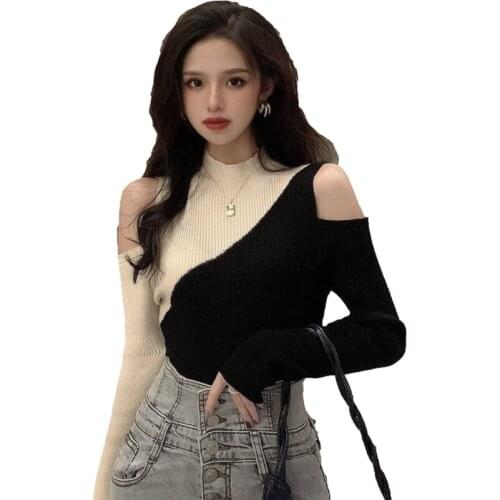 Женские пуловеры с открытыми плечами LIMINDSPCXQQ China At AliExpress