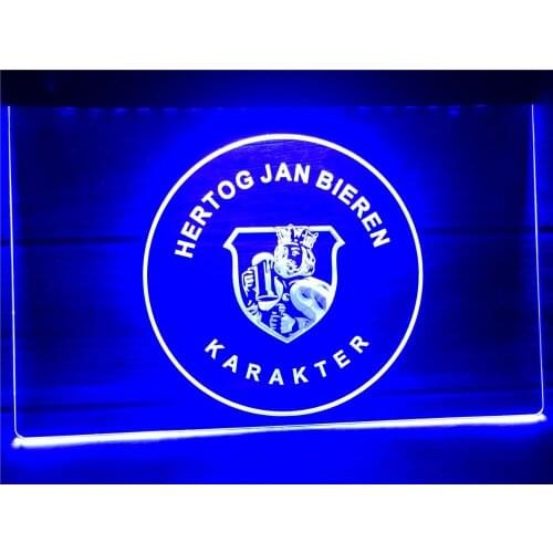 LR100 Hertog Jan Bieren Karakter beer bar pub LED Neon Light Sign