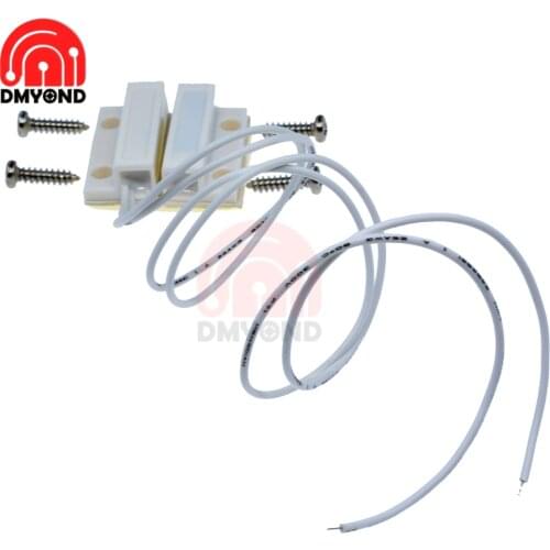 MC-38 Wired Door Window Sensor MC38 Magnetic Switch normally Closed NC for our Home gsm pstn Wire Alarm System