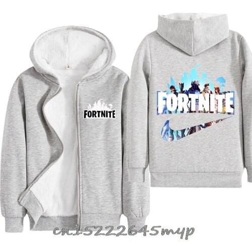 Fortnite gifts for boys and girls Cute sweater hoodies Childrens winter clothing Fortnite cartoon pattern warm jacket Christmas