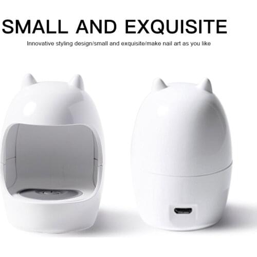 Mini LED Nail Art Egg Lamp Portable Single Finger Nail Lamp Household Quick-drying Phototherapy Machine Roasted Nail Lamp