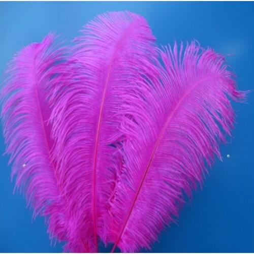 Wholesale beautiful rose ostrich feathers 50pcs 18~20 inches / 45-50 cm Weddings & Celebrations feathers