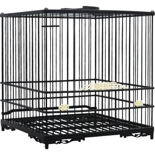 Rectangle Tray Bird Cage Plastic Large Breeding Cage Parrot Houses Outdoor Bird Cage Travel Jaula Grande Pet Supplies BS50BC