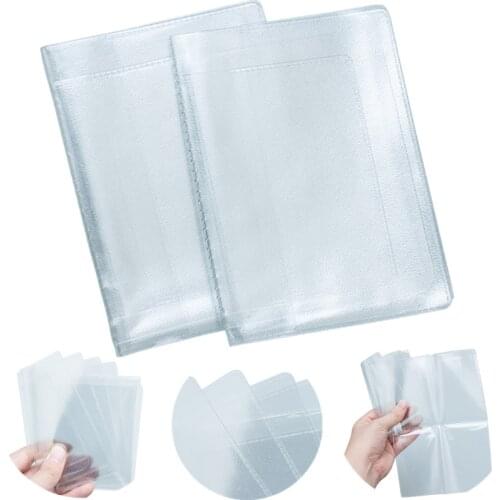 PVC Waterproof Transparent Folded Film Russian Drivers License Case Protect Car ID Credit Card Holder Travel Storage Bag