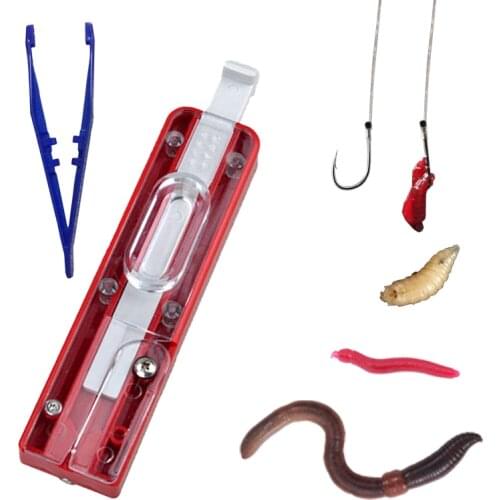 Smart Kingfisher Fishing Live Bait Hooker Maggot Redworm Earthworm Earth Red worm Hanger Hang lure Storage Box Hook Safe Quick