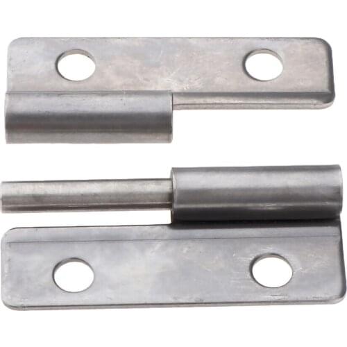 Universal Stainless Steel Butt Hinge Silver Tone Hardware Folding Butt Hinge For Marine Boat (52 X 35mm) -Right