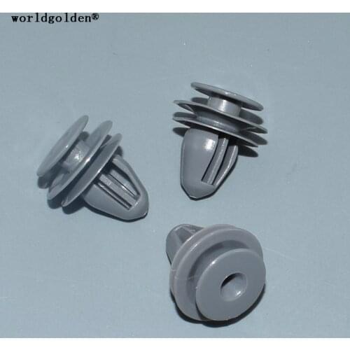 Worldgolden 100pcs auto fasteners Door Trim Panel Retainer for Honda#91560-SP0-003(91560SP0003) 91560-S7A-003(91560S7A003)