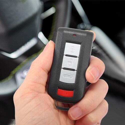 X Autohaux 3 / 4 Buttons Keyless Entry Remote Car Key Fob Replacement 315Mhz OUC644M-KEY-N for Mitsubishi Lancer 2008-2020