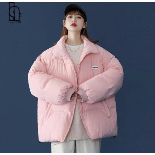 Women Padded Coat Winter Jacket Short Warm Jacket Parka Female Stand-up Collar Cotton-padded Jacket Coat Women Outwear
