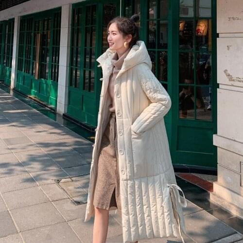 Winter Jacket Women 2020 New Fashion Oversize Down Cotton Jackets Female Long Hooded Parkas Woamn Clothing Veste Femme