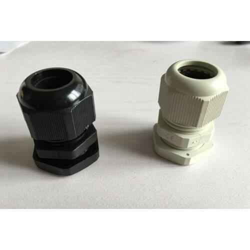 10pcs M12*1.5 Nylon cable waterproof connector plastic cable fixed head