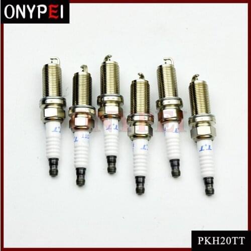 6 pcs/lot PKH20TT 4506 Car Platinum Power Spark Plug Fit Nissan Teana 2.3 V6 Picasso 1.6L Crown 2.5/3.0 Emgrand EC7 PKH20TT-4506