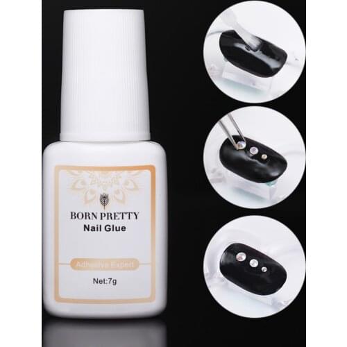 7g Nail Glue for Nail Art Decoratie French Art False Tips Adhesive Glue Glitter False Nail Sticky Quick Drying Nail Art Tool