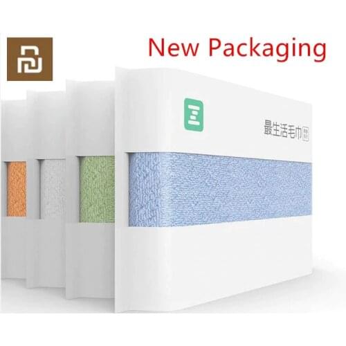 Youpin Updated ZSH Polyegiene Antibacterical Towel Young Series 100% Cotton Towels 5 Color Absorbent Bath Face Hand Towel H30
