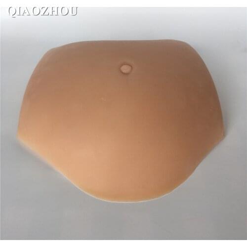 Seamless invisible fake pregnant belly realistic silicon baby bump 5~7 months 1800g