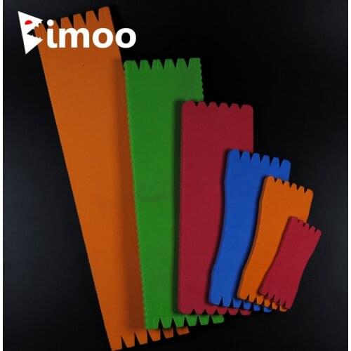 Bimoo 50PCS EVA Foam Fishing Line Rig Holder Winding Board for Carp Fishing Rigs Sabiki Fishing Flies Hooking Storage Wholesale