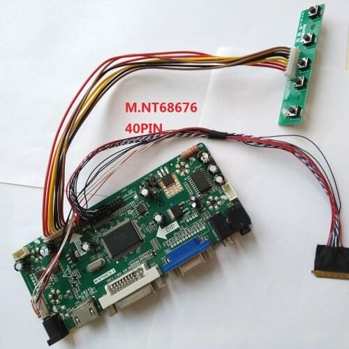 M.NT68676 HDMI DVI VGA LED LCD Controller board Kit display for LP173WD1-TLA1/(TL)(P2) 1600X900 17.3inch Panel Screen