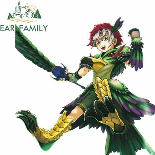 EARLFAMILY 13cm x 13cm Vinyl Decal Sticker Car Truck For Duel Monsters Suitcase Skateboard Refrigerator Decoration