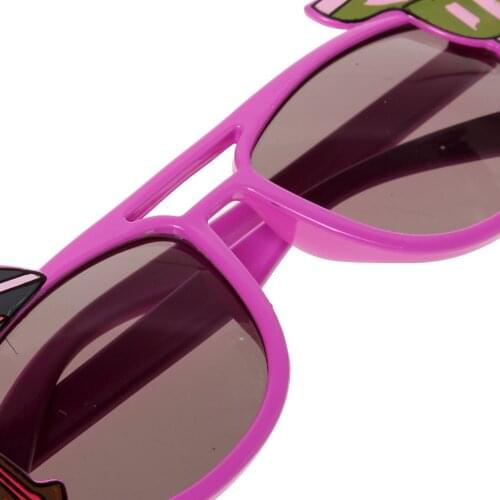 Flamingo Cocktail Hawaiian Sunglasses Fancy Dress Tropical Glasses Rose