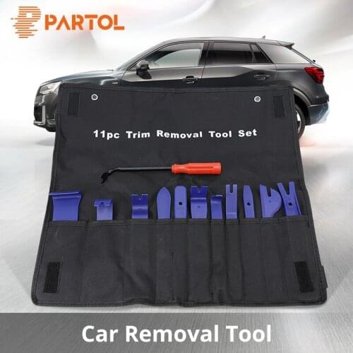 12pcs Car Stereo Disassembly Tools DVD Radio Refit Kits Interior Door Trim Clip Panel Dashboard Installation Removal Repair Tool