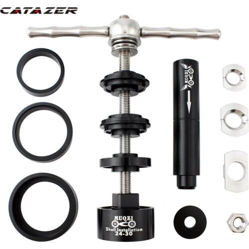 Catazer Bicycle Bottom Bracket Install and Removal Tool Axle Disassembly for BB86/30/92/PF30 Mountain Bike Road Fixed Gear