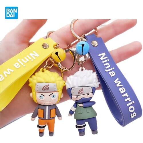 Naruto Keychain Uzumaki Version Hinata Haruno Sakura Jiraiya Sasuke Kakashi Backpack Pendant Anime Figure Xmas Gift