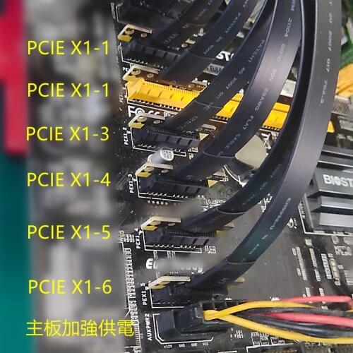 PCI Express x1 To x16 BTC Mining Cable Gen3.0 PCIe Graphics Riser Extender A and N Cards Full Speed Adapter Cable Bitcoin Miner