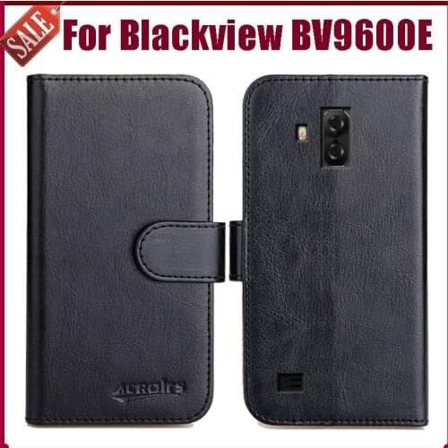Hot! Blackview BV9600E Case 6.21" Fashion 6 Colors Flip Soft Leather Phone Wallet Cover For Blackview BV9600E Case Card Solts