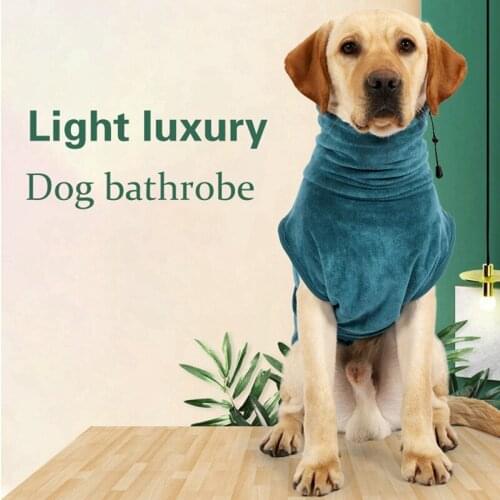 M-2XL Super Absorbent Pet Dog Towel Pet Bath Towel Clean Pet Supplies Quick Drying Soft Bow Dog Bathrobe